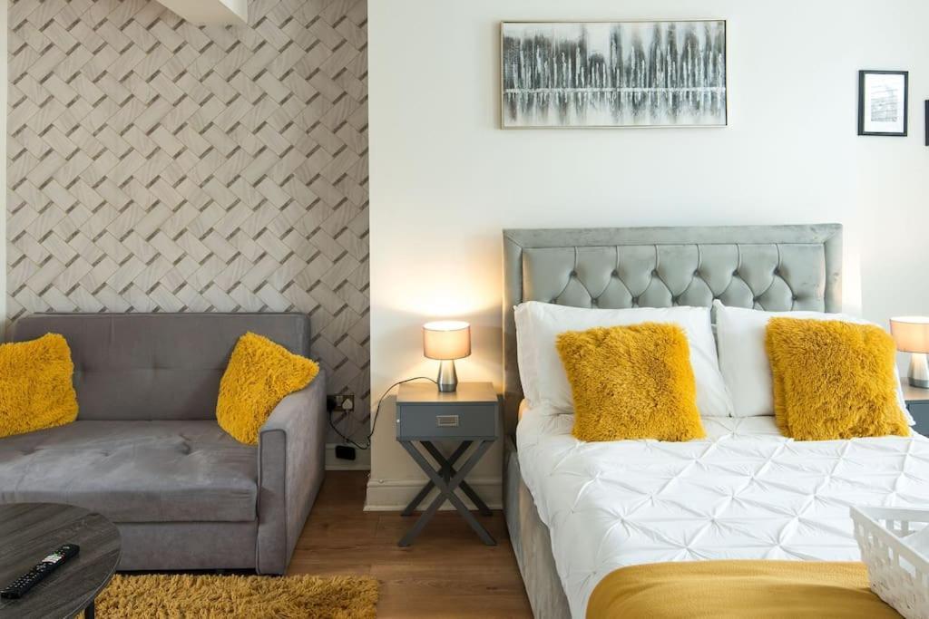 Spacious Studio For Up To 4! Sofa Bed Londres Exterior foto