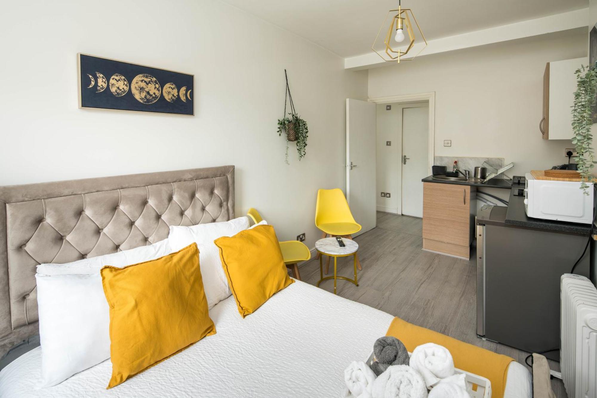 Spacious Studio For Up To 4! Sofa Bed Londres Exterior foto